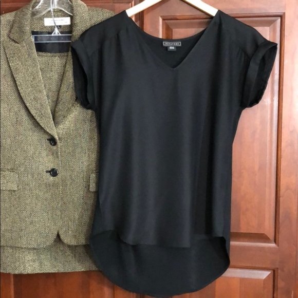 Metaphor | NWOT Cuffed V-Neck Tee - Picture 1 of 9